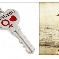 Подарък за Свети Валентин - Ключодържател - Сърце и ключ, снимка 5 - Романтични подаръци - 17101279