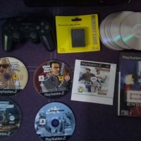 Плейстейшън 2 Playstation 2 пълен комплект с 10бр. Игри на дискове, снимка 2 - Други игри и конзоли - 22638874