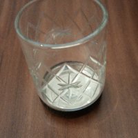 Кристални ракиени чашки с позлатено дъно за ценители – произход Русия, снимка 12 - Чаши - 23782623