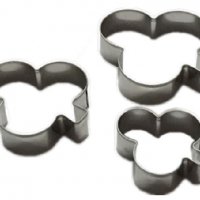 3 бр Спатия метални форми резци за фондан тесто бисквитки торта, снимка 1 - Форми - 24865990