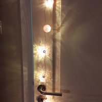 Светещ гирлянд/ лампички от 8 стъклени ЛЕД фигурални топки., снимка 10 - Лед осветление - 23394869