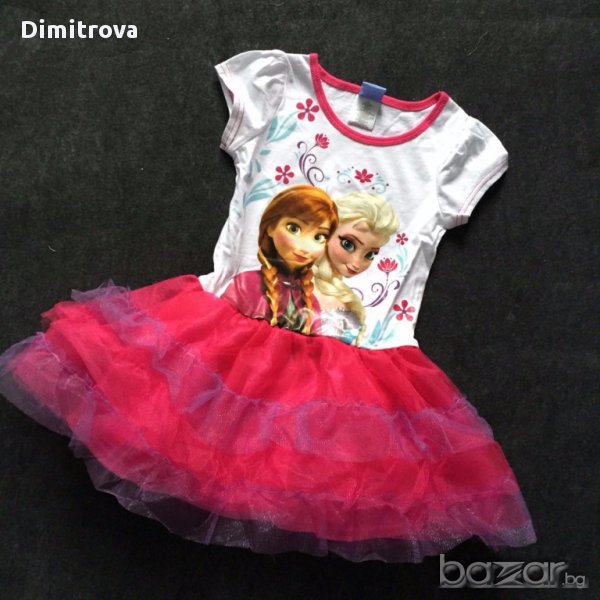 Туту рокля с Елза и Анна от Замръзналото кралство от 4 до 7 г. ДИСНИ, снимка 1