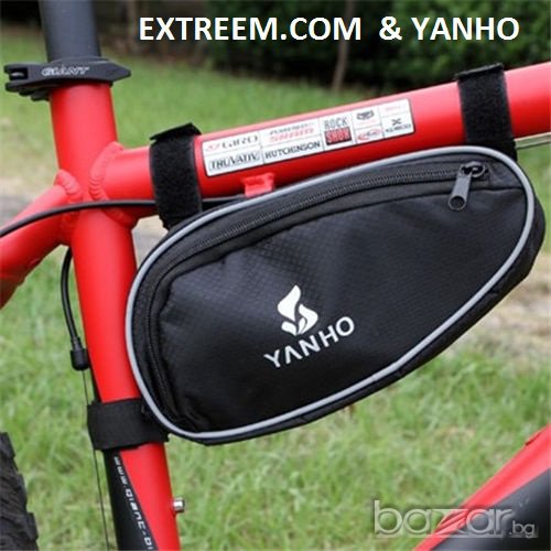 Y A N H O - Водоустойчива ЧАНТИЧКА за велосипеди-ТРИЪГЪЛНА, снимка 1
