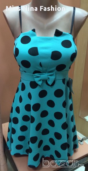 Кукленска Рокля на точки, снимка 1