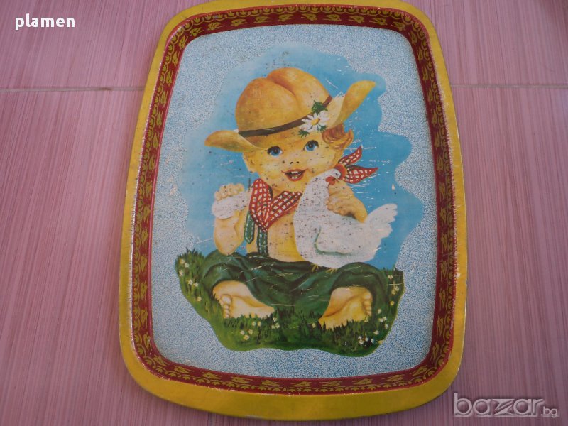 метален поднос, снимка 1