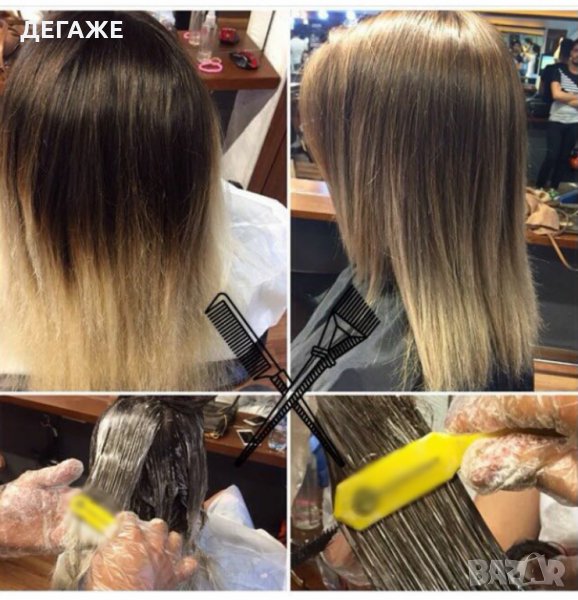 Фризьорска четка за боядисване на коса OMRE, снимка 1