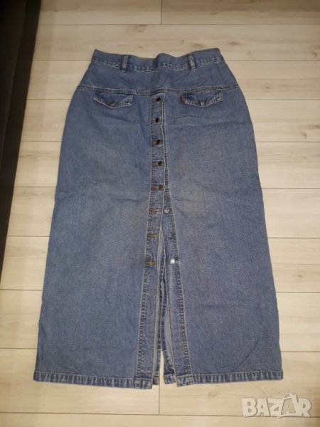 Дънкова дълга синя пола марка Super Star, снимка 1