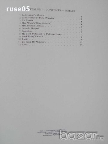 Книга "TIZENKÉT KÖNNYŰ DARAB GITÁRRA-JOHN DOWLAND" - 16 стр., снимка 6 - Специализирана литература - 15937952