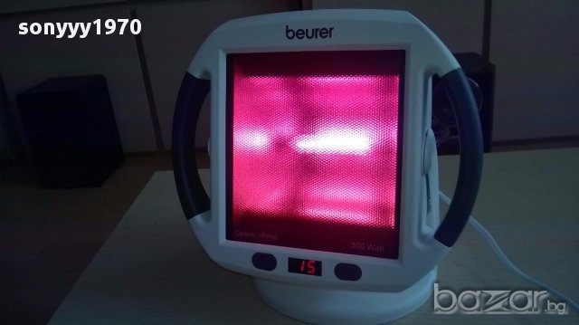 Beurer ceramic infrared head lamp-300w-germany-внос швеицария, снимка 6 - Медицинска апаратура - 17539800