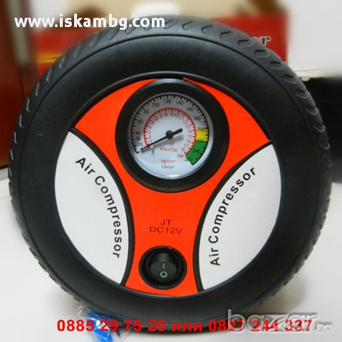 Портативен компресор - код 0738, снимка 3 - Аксесоари и консумативи - 12560191