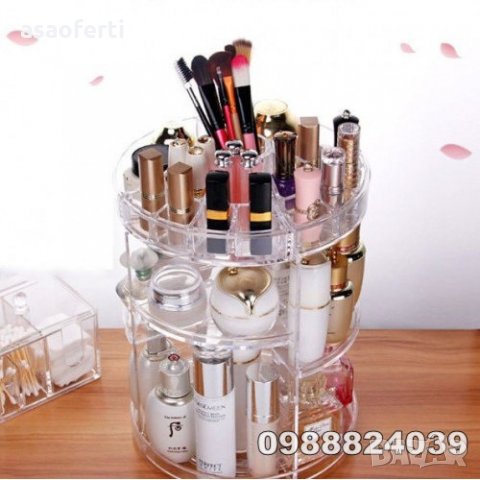 Органайзер за козметика въртящ се 360° , снимка 2 - Други - 25268432