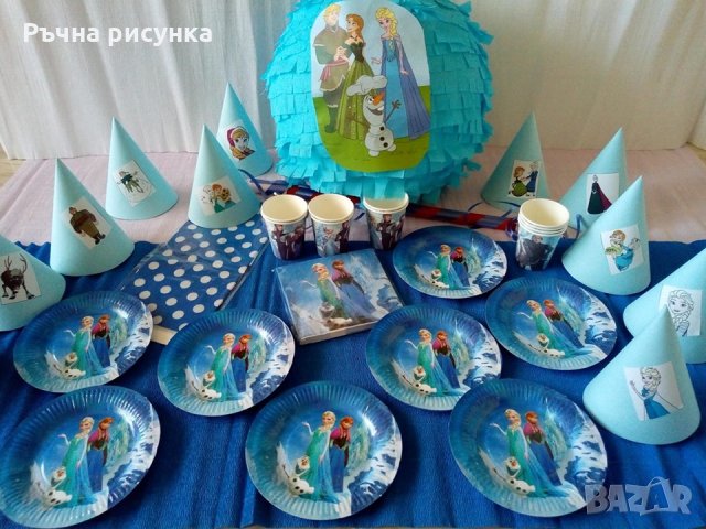 Комплект за парти Елза и Ана, снимка 1