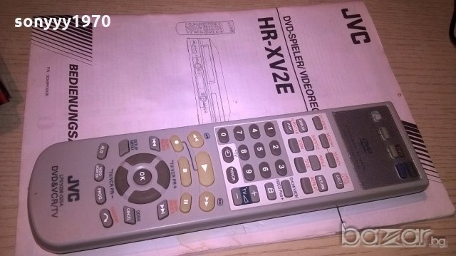 jvc hr-xv2e dvd/video recorder+remote-внос швеицария, снимка 7 - Ресийвъри, усилватели, смесителни пултове - 18419046