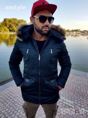 ЛИКВИДАЦИЯ мъжки якета с естествен косъм, снимка 3 - Якета - 25653020