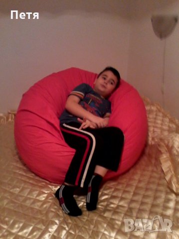 Пуф възглавница Голяма Ябълка, снимка 2 - Други стоки за дома - 22830749