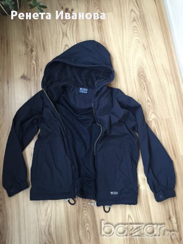 CHAMPION  дамско яке суичър оригинален, т.син, хастар мрежа, размер S., снимка 3 - Якета - 11055874