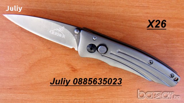 Сгъваем нож  Gerber X26 / Gerber X29 / Gerber 342 / Gerber  X18, снимка 10 - Ножове - 12044396