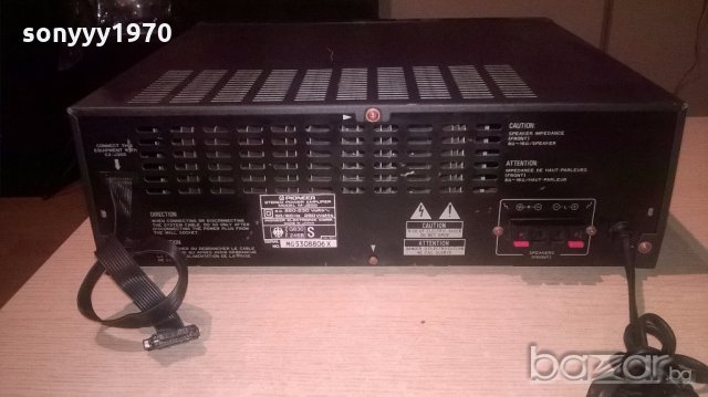 pioneer m-j200-power amplifier-made in japan-от швеицария, снимка 10 - Ресийвъри, усилватели, смесителни пултове - 19466074