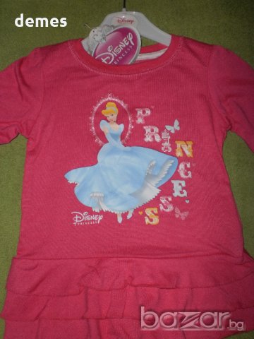     Детска рокля с дълъг ръкав Disney с Принцесите за 18-24 месеца, нова, снимка 3 - Бебешки рокли - 16780677