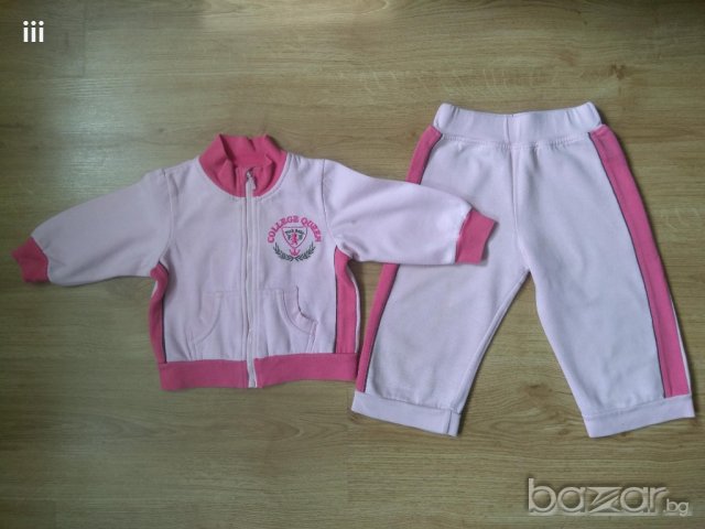 Анцуг - размер 80см, снимка 2 - Панталони и долнища за бебе - 21221643