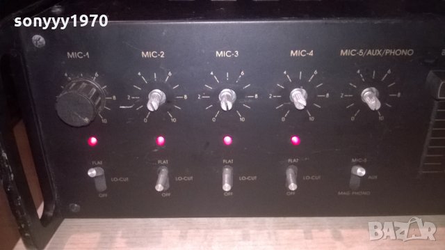 monacor pa-1202 profi power amplifier-mono-внос швеицария, снимка 10 - Ресийвъри, усилватели, смесителни пултове - 23615485