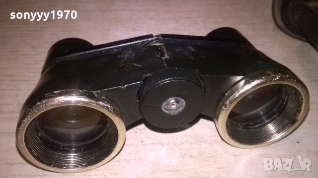 АНТИК-театрален бинокъл с кожен кобур-руски