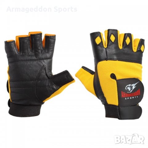 Фитнес Ръкавици от Естествена кожа модел Hornet