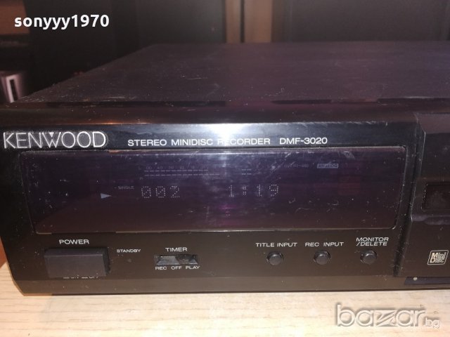 kenwood dmf-3020 minidisc recorder-внос швеицария, снимка 13 - Ресийвъри, усилватели, смесителни пултове - 20963833