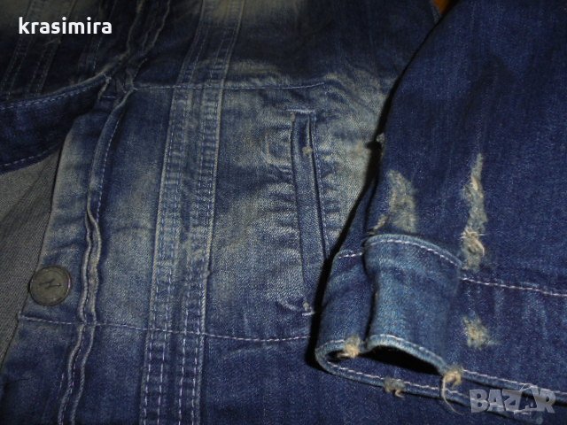 дънково яке-тренч ''Negative''-размер М-Л, снимка 7 - Якета - 22312190