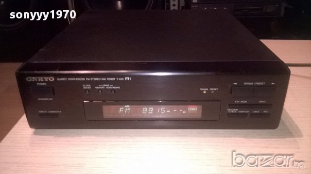 Onkyo t-409 stereo tuner-made in japan-внос швеицария, снимка 5 - Ресийвъри, усилватели, смесителни пултове - 15804349