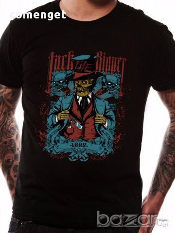 NEW! Мъжка тениска JACK THE RIPPER с принт! Поръчай модел С Твоя идея!, снимка 2 - Тениски - 14946138