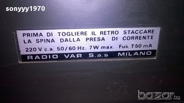 Mivar r-48c receiver-made in italy-внос швеицария, снимка 10 - Ресийвъри, усилватели, смесителни пултове - 12996608