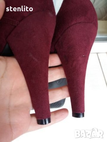 Дамски боти лилав цвят № 37, снимка 5 - Дамски боти - 24475409