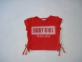 Girls,чудесна червена блузка,098 см. , снимка 1 - Детски Блузи и туники - 16392845