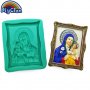 Дева Мария икона картина  силиконов молд форма за декорация торта фондан шоколад и др, снимка 1 - Форми - 20741848