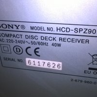 sony hcd-spz90dab cd receiver-внос швеицария, снимка 15 - Ресийвъри, усилватели, смесителни пултове - 23946616