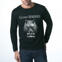 Мъжки блузи и тениски GAME OF THRONES WOLF / ИГРА НА ТРОНОВЕ! Създай модел по Твой дизайн! , снимка 1 - Блузи - 19225700