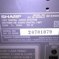 Sharp sd-ex100h cd/tuner rds/amplifier/aux-внос швеицария, снимка 15 - Ресийвъри, усилватели, смесителни пултове - 15661323