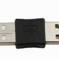 USB  към  USB адаптер, USB A/M - USB A/M, снимка 1 - Кабели и адаптери - 11647424