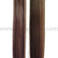 Конска опашка от изкуствен косъм с щипка-цвят кестеняв, снимка 1 - Аксесоари за коса - 12448294