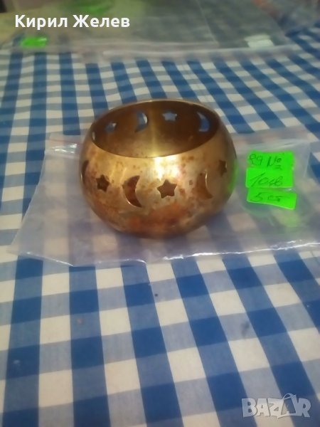 Бронзов свещтник-89, снимка 1