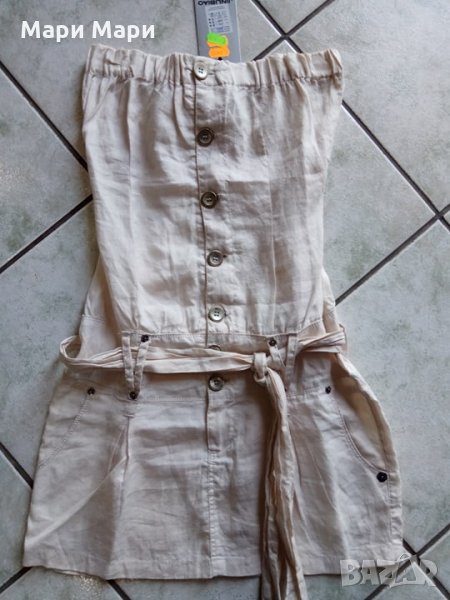 Рокля от лен, снимка 1