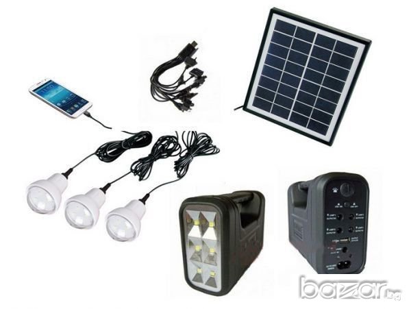 Соларна осветителна система комплект GD LITE GD-8017, снимка 1