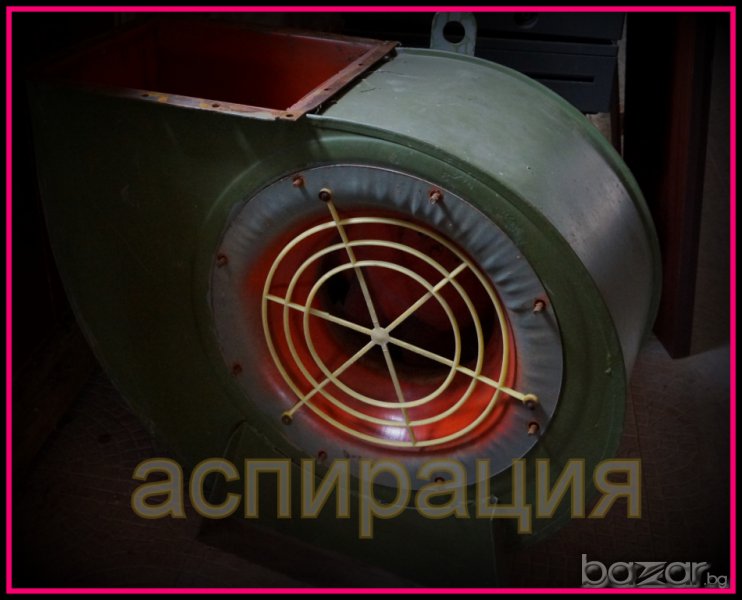 аспирация вентилатор охлюв аспирации вентилатори, снимка 1