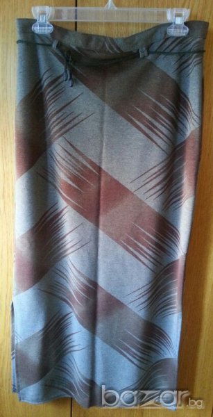 Права дълга пола с цепка., снимка 1