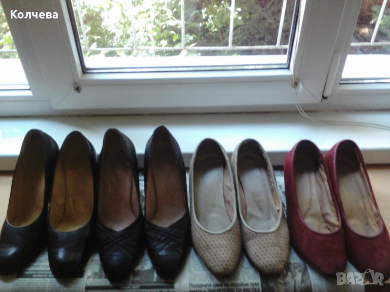 продавам малко употребявани дамски обувки 36 номер , снимка 1