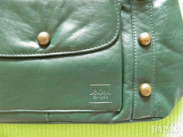 Тъмно зелена дамска чанта, снимка 3 - Чанти - 21710571