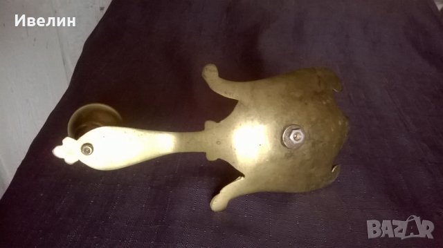 ретро свещник от месинг, снимка 4 - Антикварни и старинни предмети - 23438870