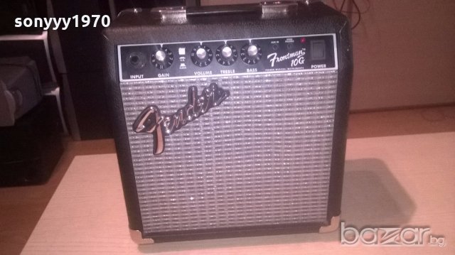 fender frontman 10g-китарно кубе-28х26х15см-внос англия, снимка 5 - Тонколони - 18814435
