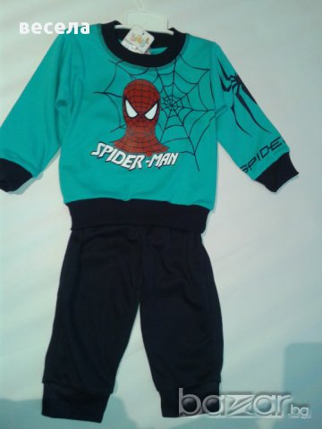Детски комплект, тип анцуг 100%памук,  за момче, със щампа на Спайдермен, снимка 1 - Детски комплекти - 9977355